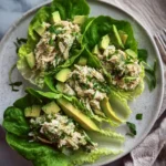 Fresh and Flavorful Avocado Chicken Salad Lettuce Boats Perfect for Summer - Featured Image