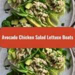 Fresh and Flavorful Avocado Chicken Salad Lettuce Boats Perfect for Summer