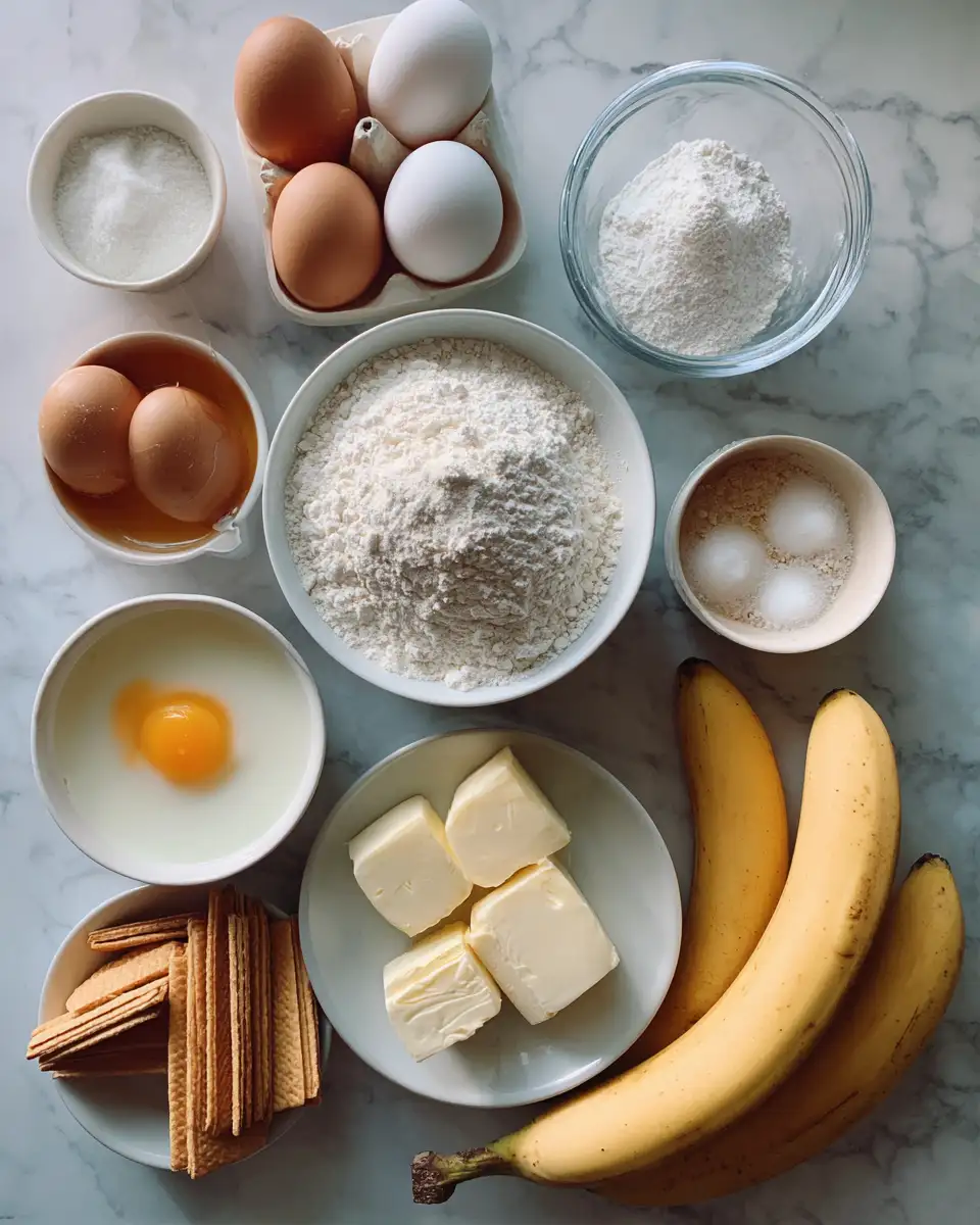 Ingredients for Decadent Layers: The Ultimate Banana Pudding With Vanilla Wafers