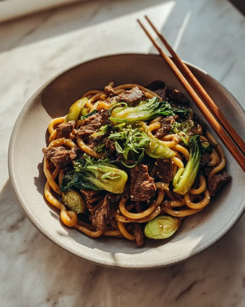 Savor the Bold Flavors of Beef Black Pepper Udon - Featured Image