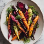 Sweet and Savory Beets and Carrots with Balsamic Glaze - Featured Image