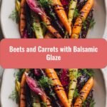 Sweet and Savory Beets and Carrots with Balsamic Glaze