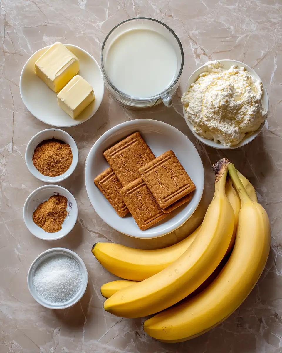 Ingredients for Biscoff Banana Pudding Spiced Twist: A Delightful Fusion of Flavors