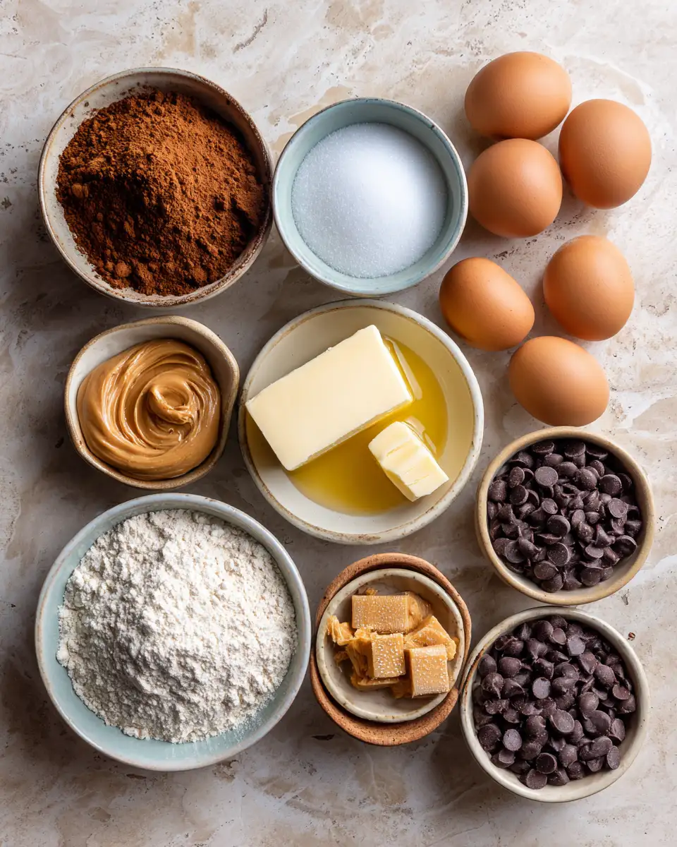 Ingredients for Irresistible Biscoff Cookie Butter Brownies You Need to Try Today