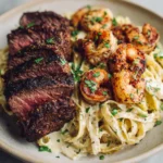 Savor the Bold Flavors of Blackened Steak and Shrimp Alfredo - Featured Image