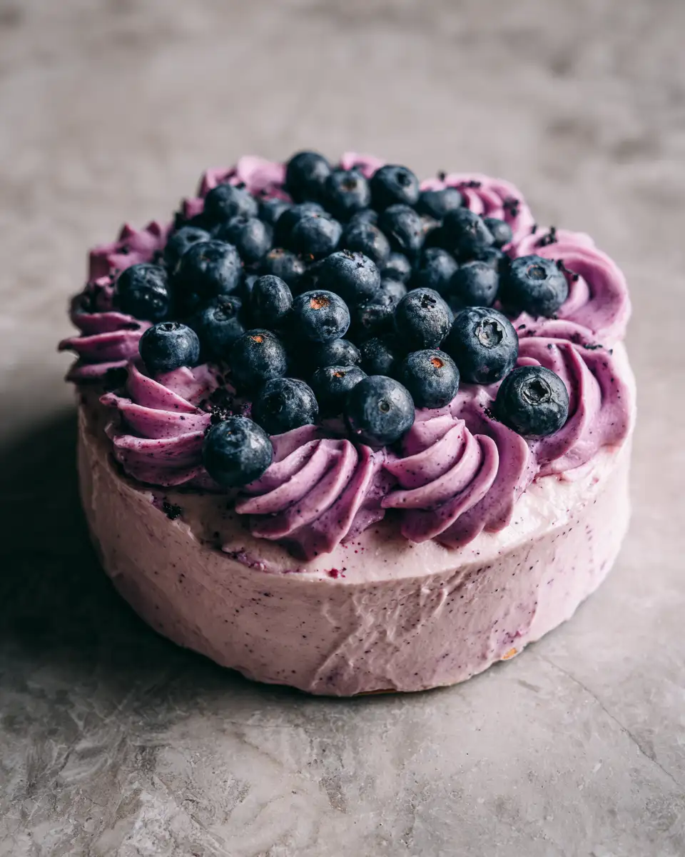 Final dish - Sweet and Tangy Bliss: How to Make Irresistible Blueberry Cream Cheese Frosting