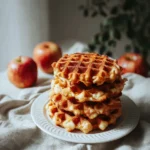 Golden Delight: Discover the Magic of Caramelized Apple Waffle Pastries - Featured Image