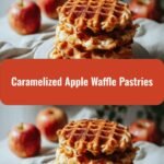 Golden Delight: Discover the Magic of Caramelized Apple Waffle Pastries