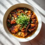 Irresistible Caramelized Soy Chicken with Savory Garlic Ginger Broth - Featured Image