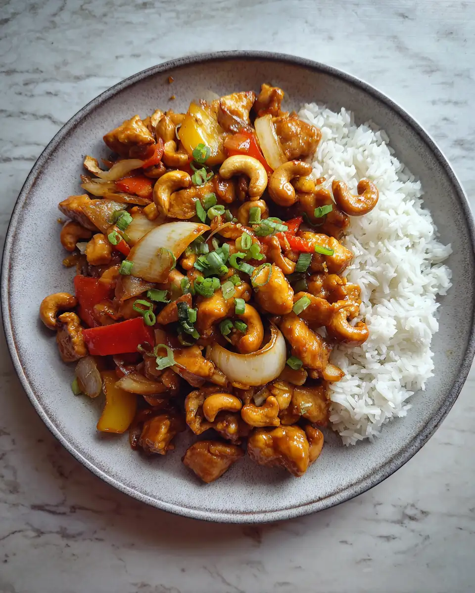 Final dish - Delicious Cashew Chicken Recipe That Will Make Your Taste Buds Dance