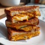 The Ultimate Cozy Fall Favorite Cheddar Pumpkin Grilled Cheese - Featured Image