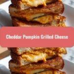 The Ultimate Cozy Fall Favorite Cheddar Pumpkin Grilled Cheese