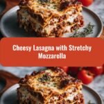 Ultimate Cheesy Lasagna with Melted Stretchy Mozzarella to Satisfy Every Craving
