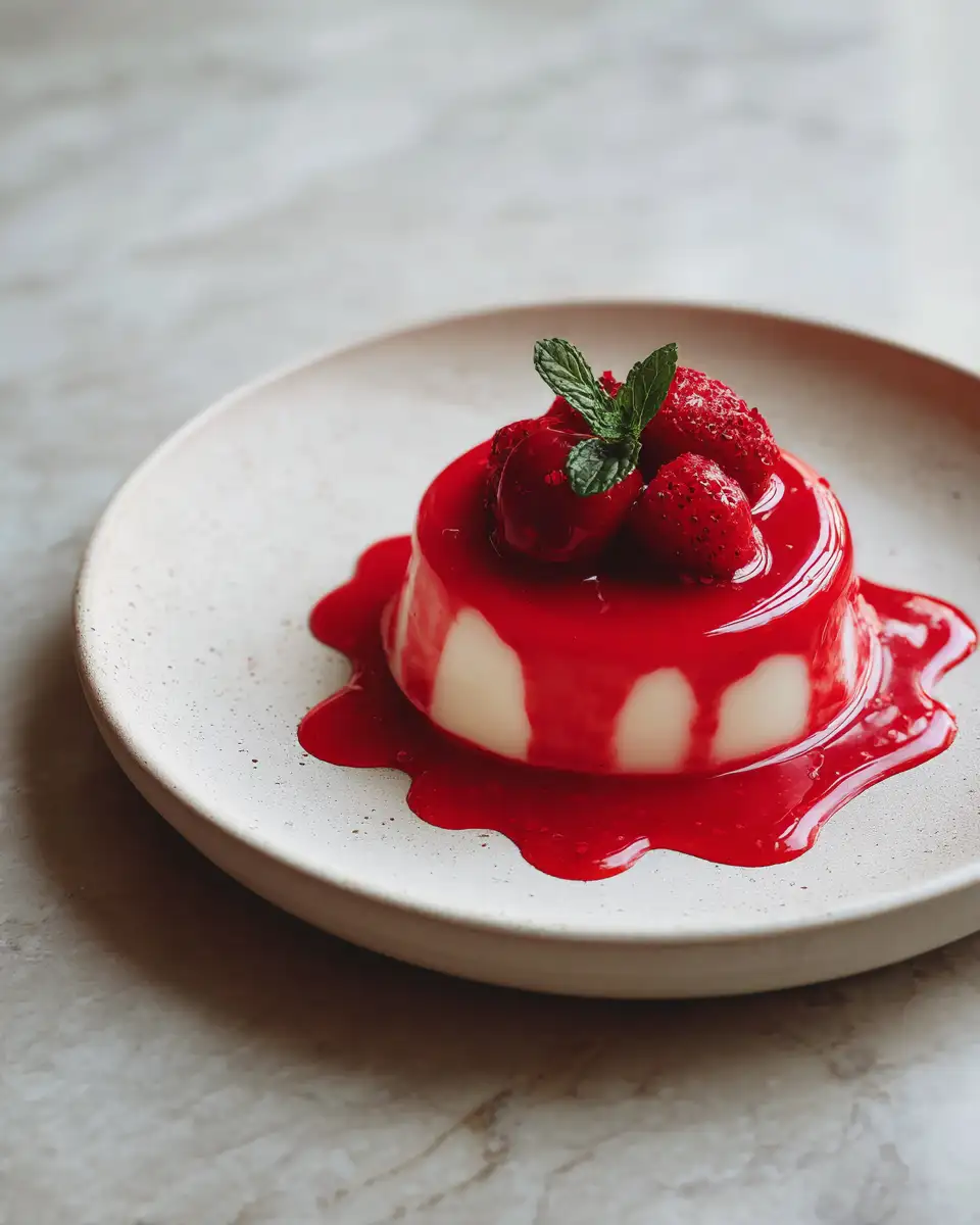 Final dish - Sweet Bliss for Cherry Muhallebi Dessert Lovers A Delightful Treat