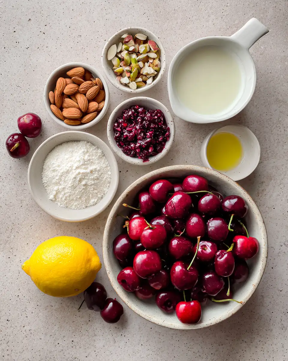 Ingredients for Sweet Bliss for Cherry Muhallebi Dessert Lovers A Delightful Treat