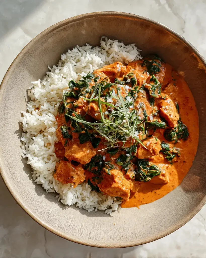 Delicious Chicken and Spinach in Creamy Paprika Sauce Your New Favorite Comfort Food - Featured Image
