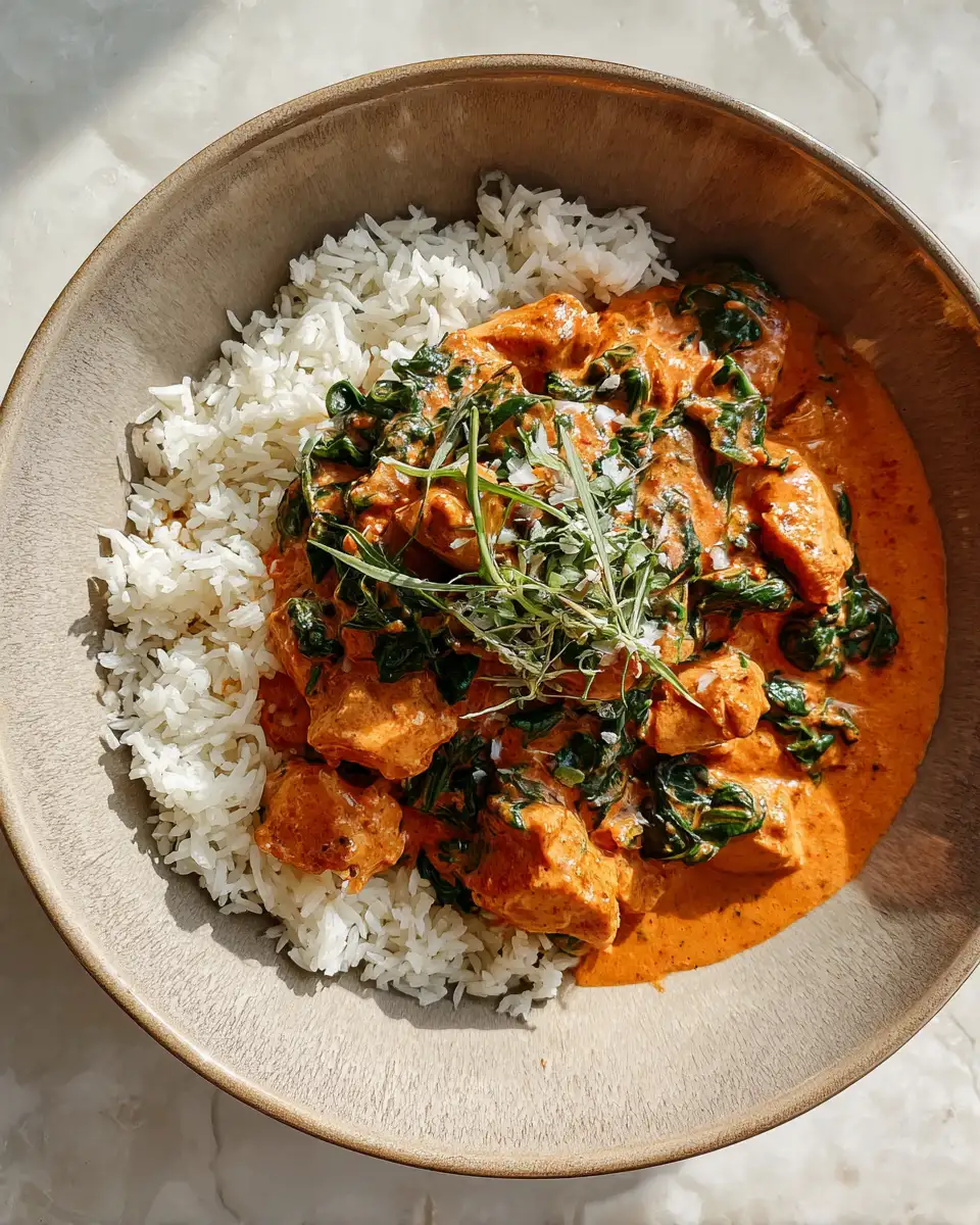 Delicious Chicken and Spinach in Creamy Paprika Sauce Your New Favorite Comfort Food - Featured Image