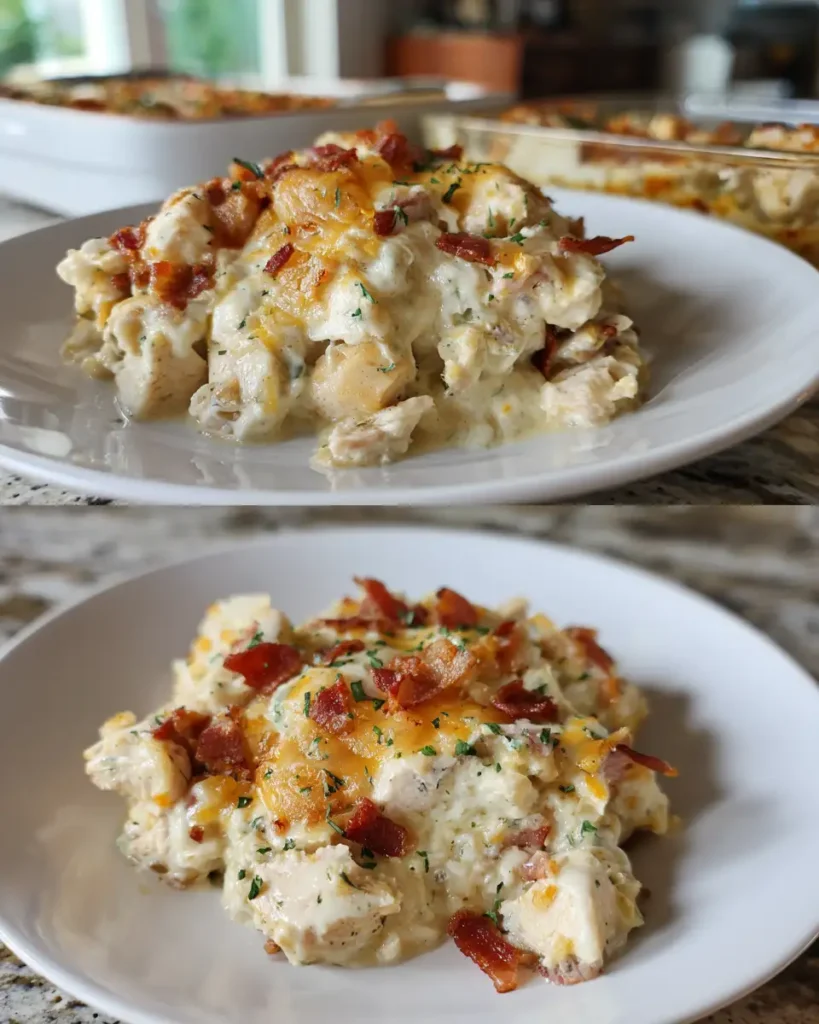 Creamy Chicken Bacon Ranch Casserole the Ultimate Comfort Food - Featured Image