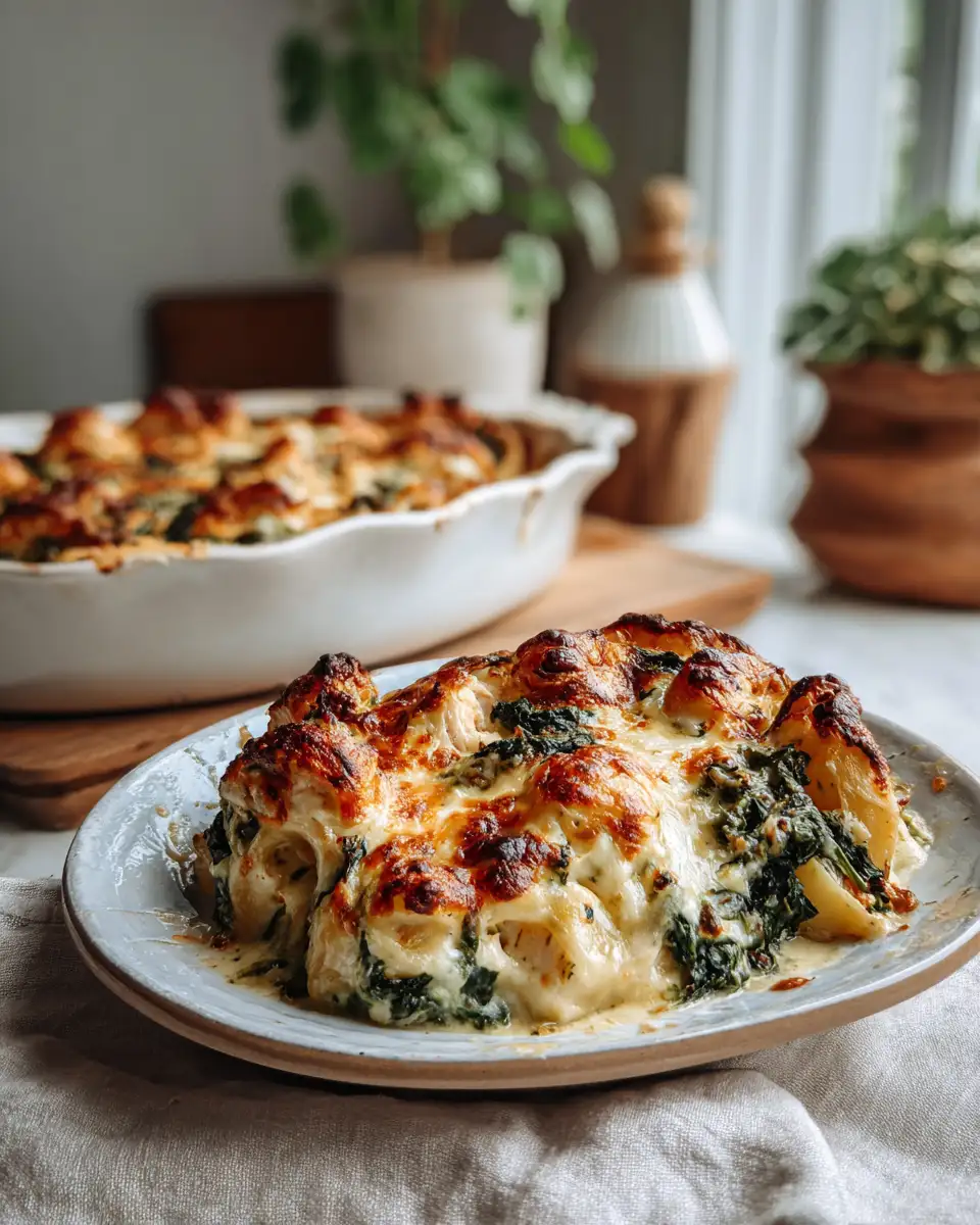 Creamy Chicken Florentine Bake Your New Favorite Comfort Food - Featured Image