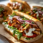 Irresistible Chicken Shawarma with Creamy Garlic Sauce Your New Favorite Sandwich - Featured Image