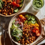 Deliciously Easy Chickpeas and Pesto Bowls to Satisfy Your Cravings - Featured Image