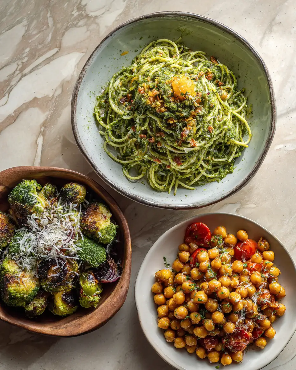Final dish - Deliciously Easy Chickpeas and Pesto Bowls to Satisfy Your Cravings