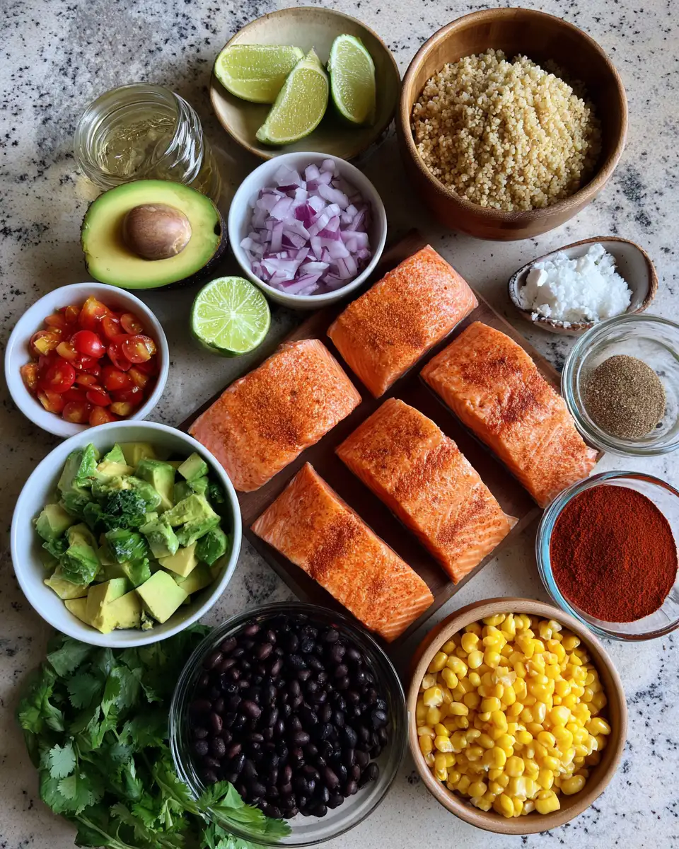 Ingredients for Delicious Chipotle Salmon Bowls That Will Elevate Your Meal Game