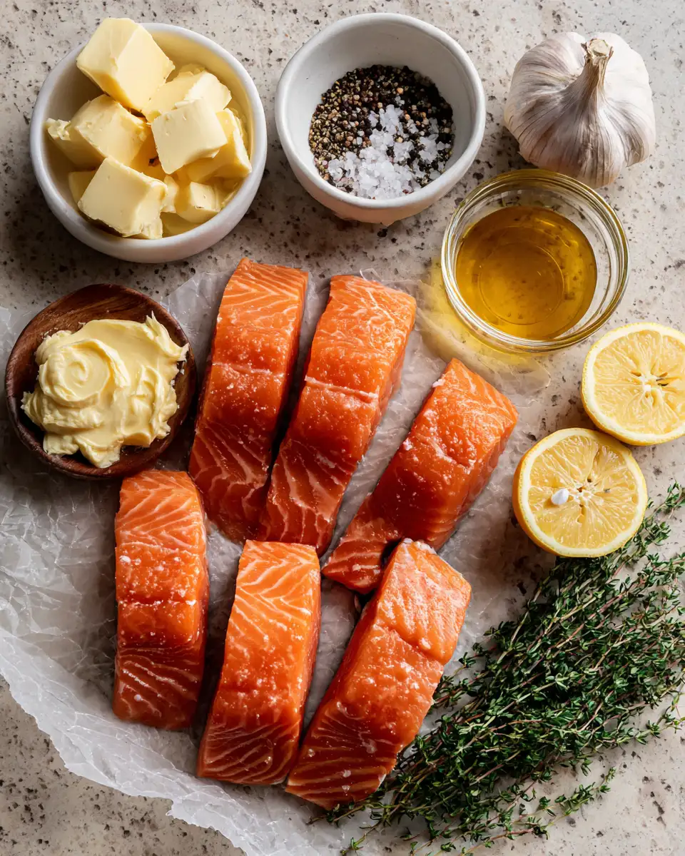 Ingredients for Festive Flavor Fest: Irresistible Christmas Baked Salmon with Honey Butter Glaze