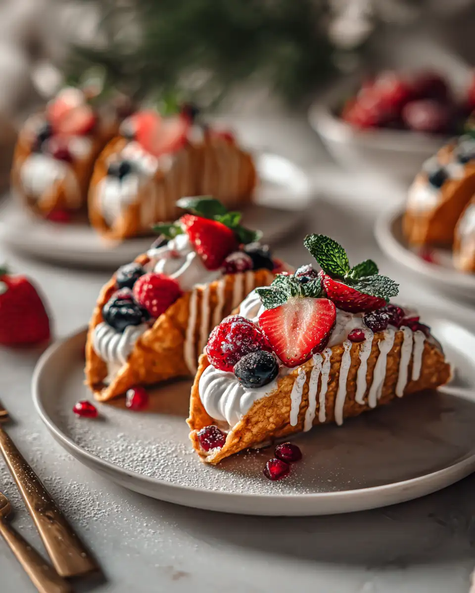 Festive Christmas Cheesecake Tacos: A Sweet Holiday Delight - Featured Image