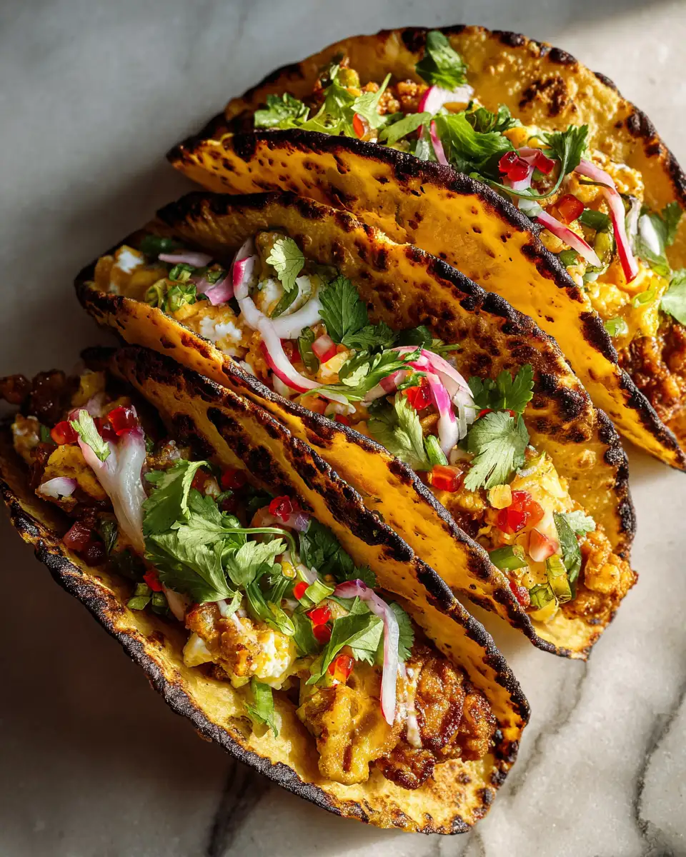 Final dish - Festive Christmas Cheesecake Tacos: A Sweet Holiday Delight