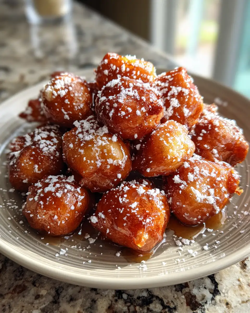 Final dish - Irresistible Cinnamon Glazed Apple Fritter Bites to Satisfy Your Sweet Tooth