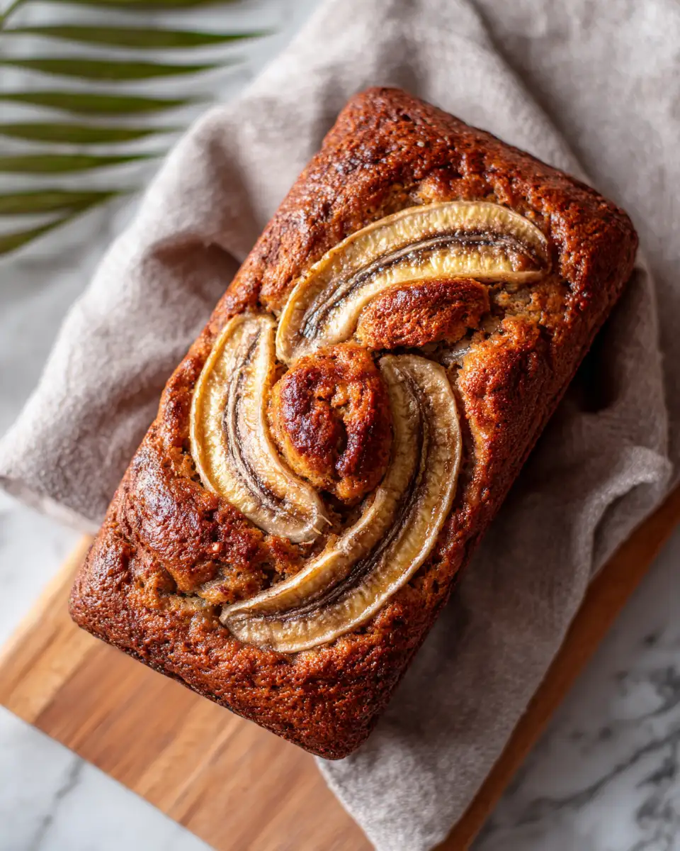 Final dish - Irresistible Cinnamon Roll Banana Bread Recipe to Satisfy Your Sweet Tooth