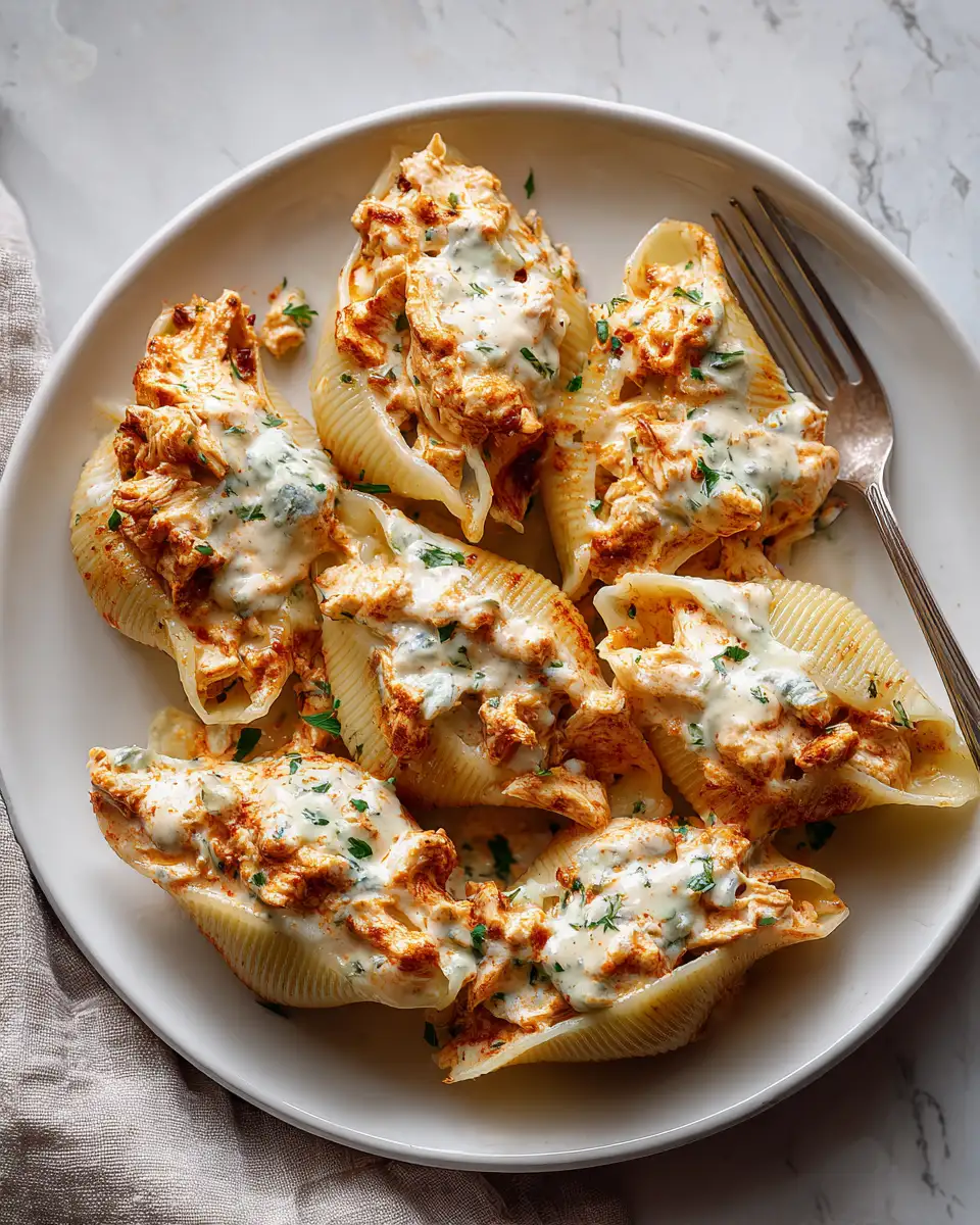 Irresistible Creamy Cajun Chicken Stuffed Shells a Flavor Explosion - Featured Image
