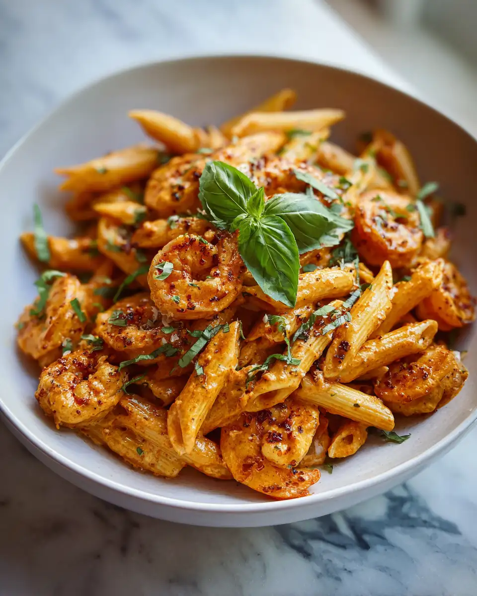 Irresistible Creamy Cajun Shrimp Pasta Recipe with Penne - Featured Image