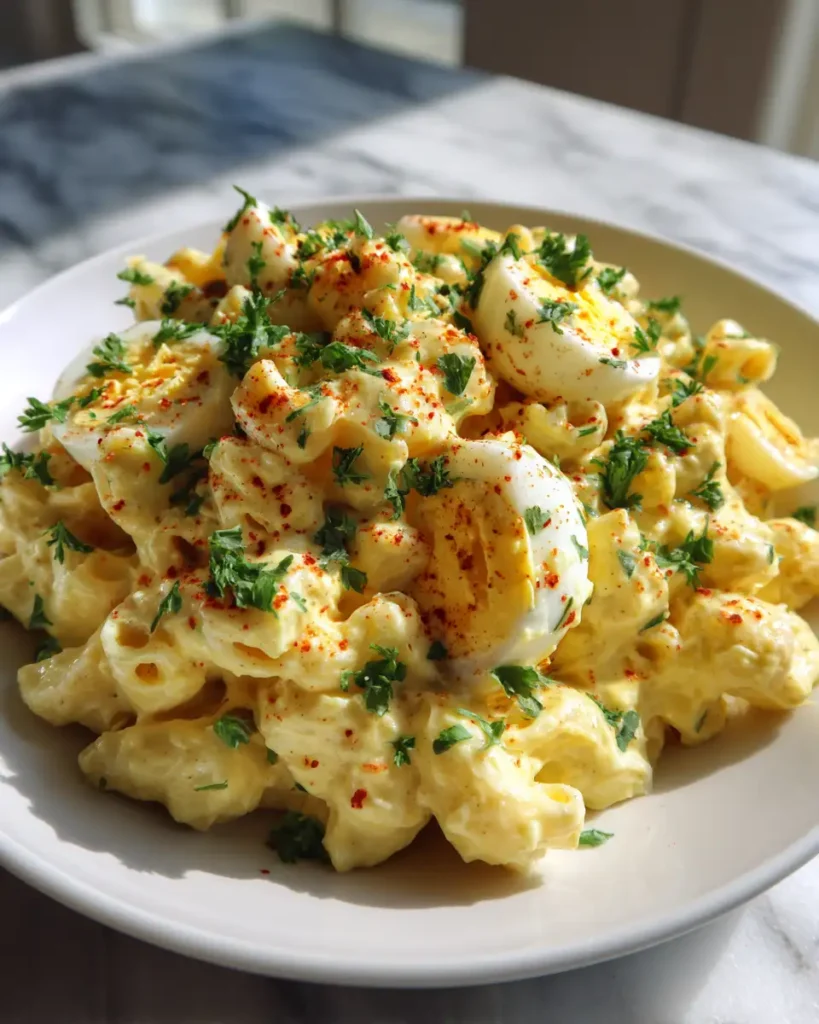 Ultimate Creamy Deviled Egg Macaroni Salad Recipe for Summer Feasts - Featured Image