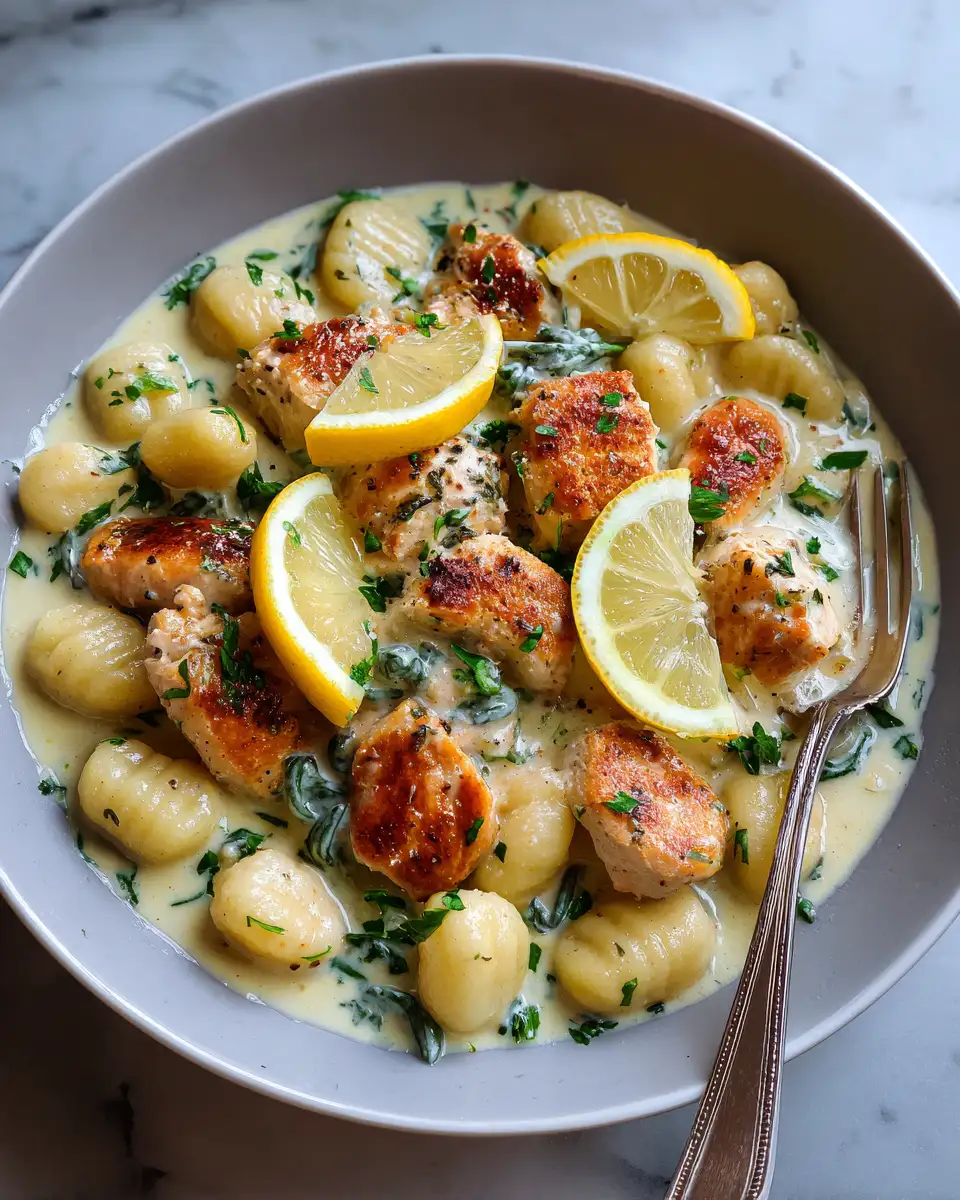 Irresistible Creamy Lemon Chicken Gnocchi Recipe to Brighten Your Dinner - Featured Image