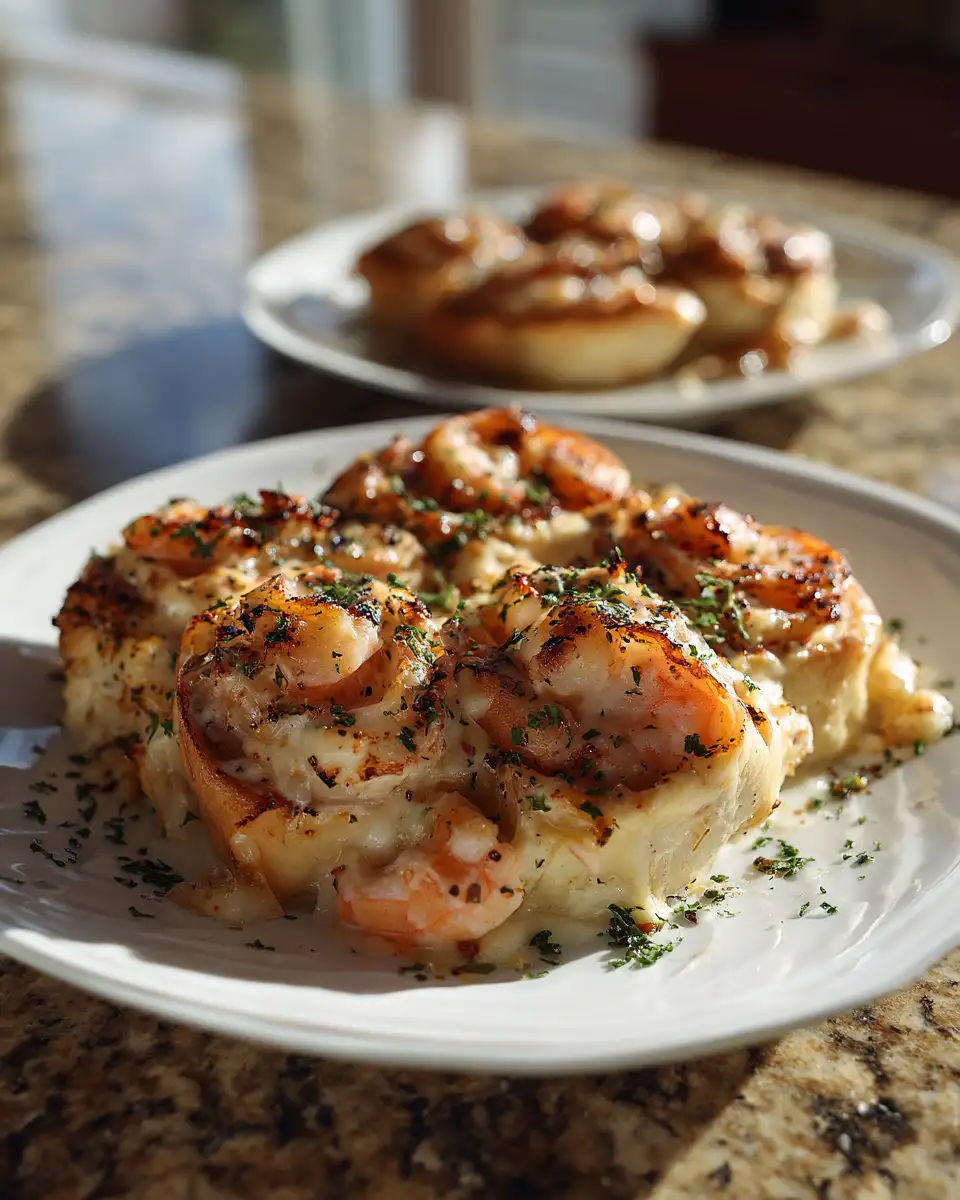 Final dish - Indulge in Decadence with Creamy Shrimp Cheese Rolls