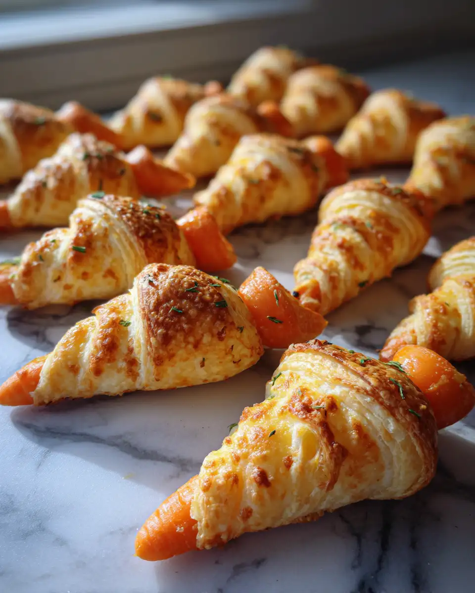 Delight Your Taste Buds with Creative Carrot Shaped Puff Pastry Snacks - Featured Image