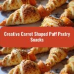 Delight Your Taste Buds with Creative Carrot Shaped Puff Pastry Snacks