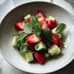 Discover the Freshness of Crisp Cucumber Strawberry Salad - Featured Image