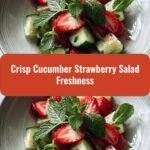 Discover the Freshness of Crisp Cucumber Strawberry Salad