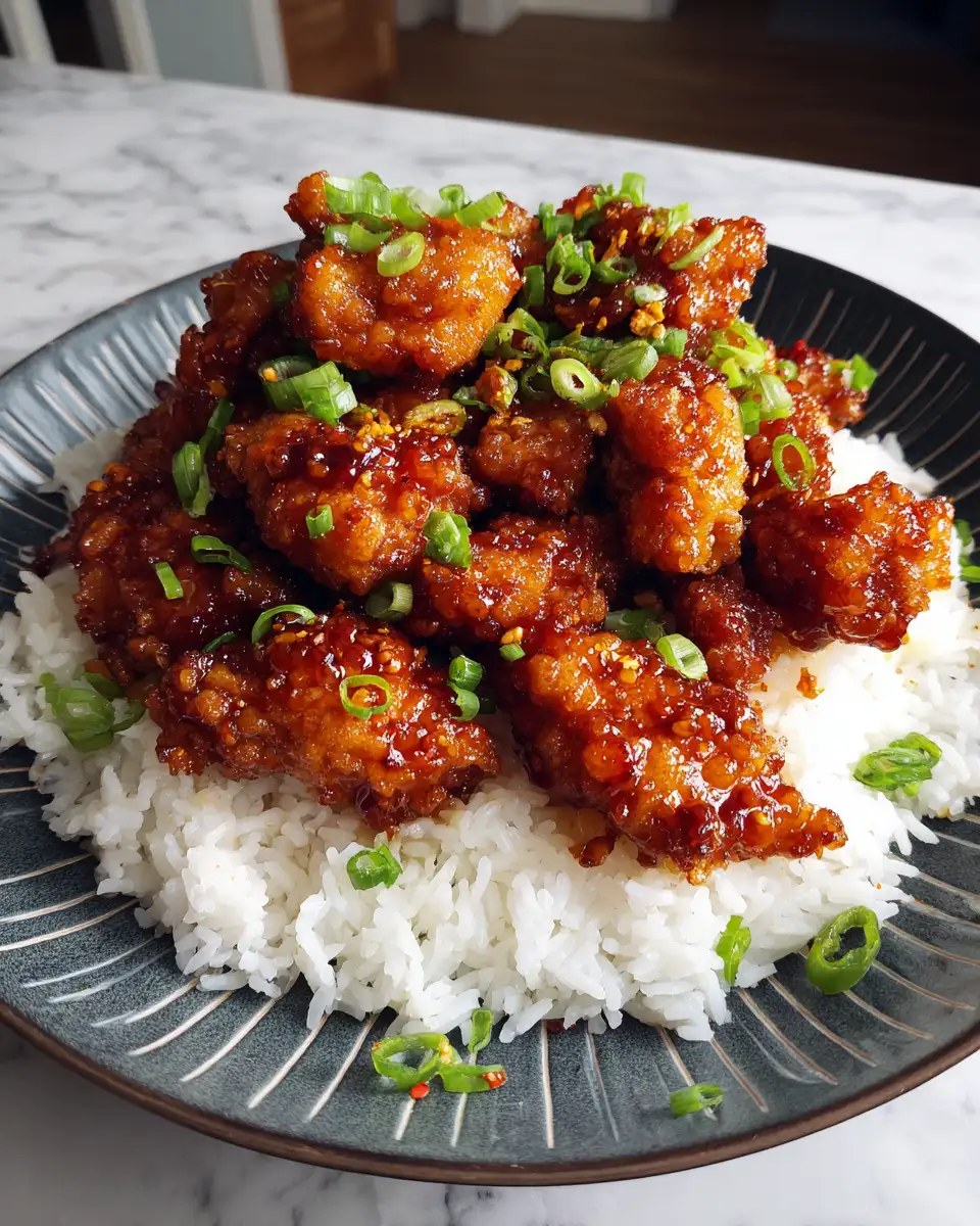 Irresistible Crispy Chinese Honey Garlic Chicken Recipe to Satisfy Your Cravings - Featured Image