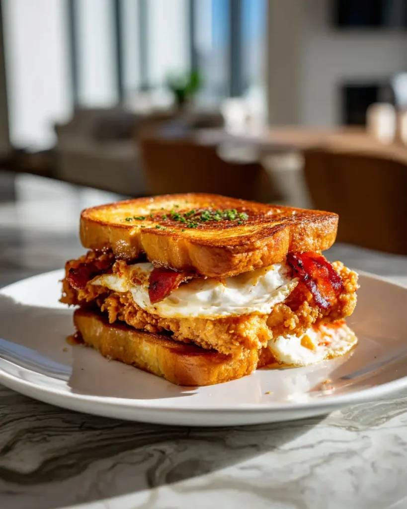 Crispy French Toast Fried Chicken Sandwich: A Breakfast Delight - Featured Image