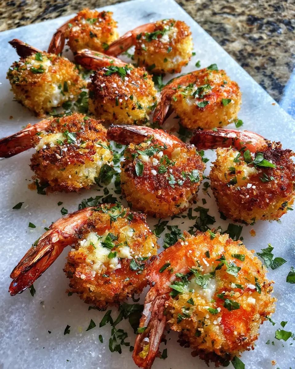 Ingredients for Irresistible Crispy Garlic Cheesy Shrimp Bombs You Have to Try