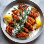 Ultimate Crispy Parmesan Chicken with Irresistible Creamy Garlic Sauce - Featured Image