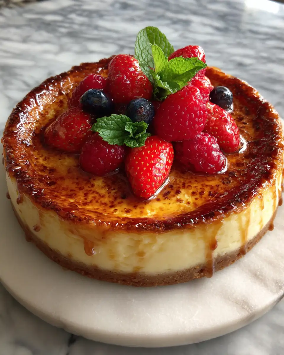 Final dish - Decadent Crème Brûlée Cheesecake Recipes to Satisfy Your Sweet Tooth