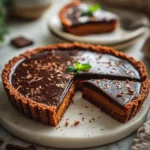 Irresistible Dark Chocolate Pumpkin Tart Perfect for Fall Indulgence - Featured Image