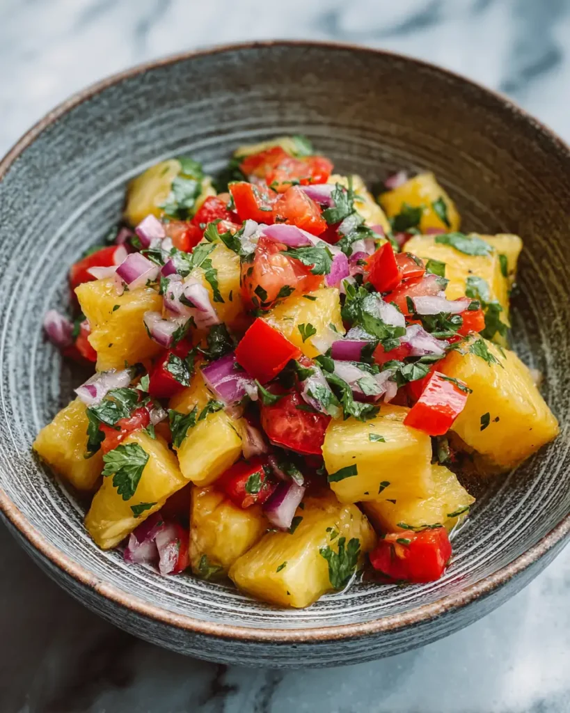 Tropical Twist: Refreshing Fresh Pineapple Pico de Gallo to Brighten Your Meal - Featured Image