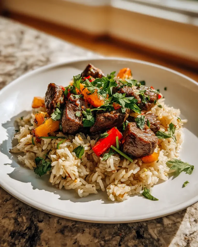 Irresistible Garlic Butter Beef and Rice Skillet for Every Lover of Delicious One-Pan Meals - Featured Image