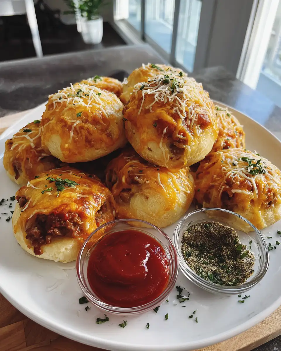 Ingredients for Irresistible Garlic Parmesan Cheeseburger Bombs That Will Blow Your Mind